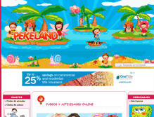 Tablet Screenshot of pekeland.net